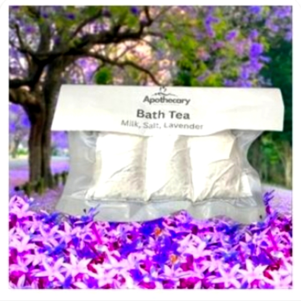 4/$15 Milk Bath Tea -  Lavender - Self Care Soak Holistic Handmade